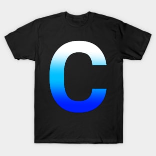 Blue Letter C T-Shirt